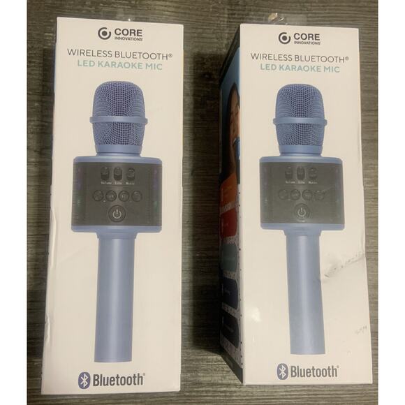 Karaoke Microphone Wireless Bluetooth Built-in Speakers HD Recording | Blue - Picture 12 of 12